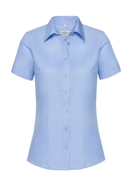  Ladies' Tailored Coolmax® Shirt - Russell Collection Svijelo plava