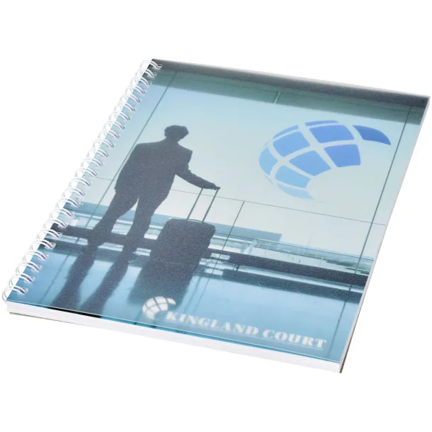 Desk-Mate® wire-o A5 notebook PP cover - Unbranded White