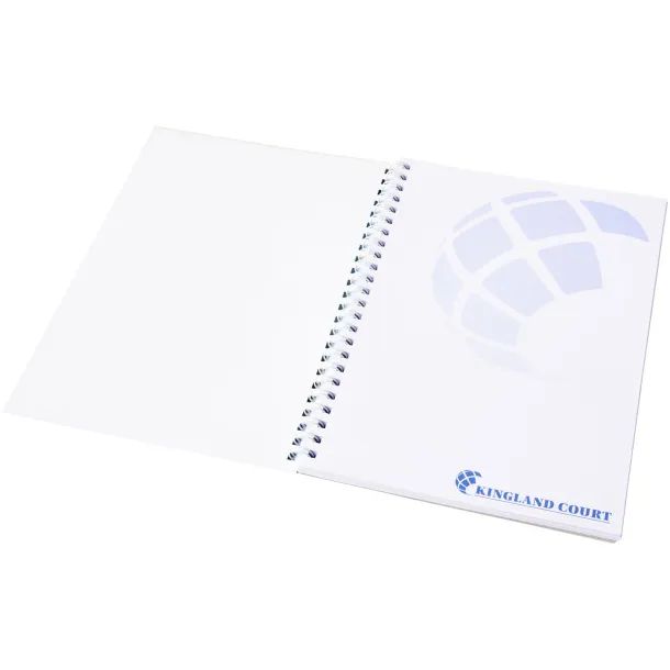 Desk-Mate® wire-o A5 notebook PP cover White