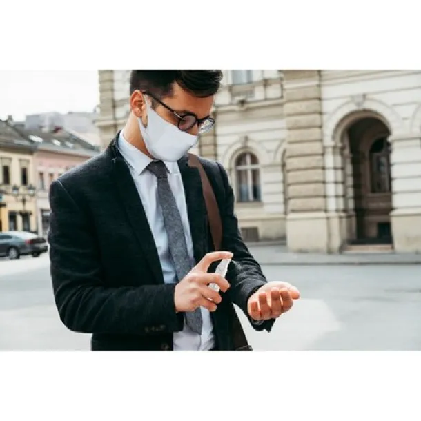  Set u kutijici - maska i bočica s raspršivačem Bijela