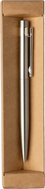 Hannelore Recycled stainless steel twist ballpen 