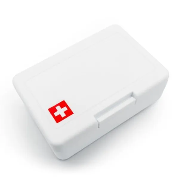  First aid kit in plastic case, 64 pcs Bijela
