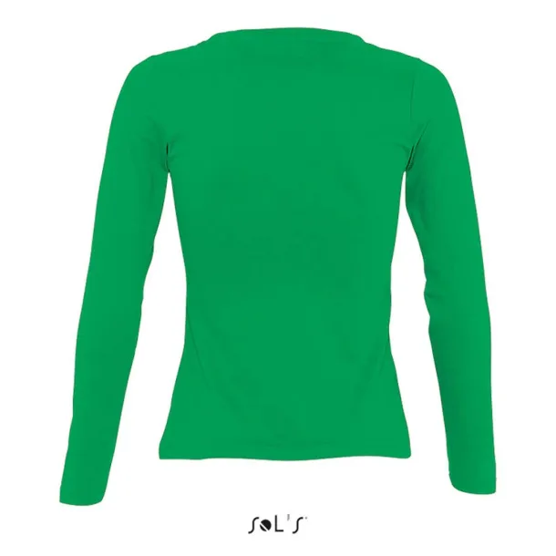  SOL'S MAJESTIC - WOMEN'S ROUND COLLAR LONG SLEEVE T-SHIRT - SOL'S Kelly Green