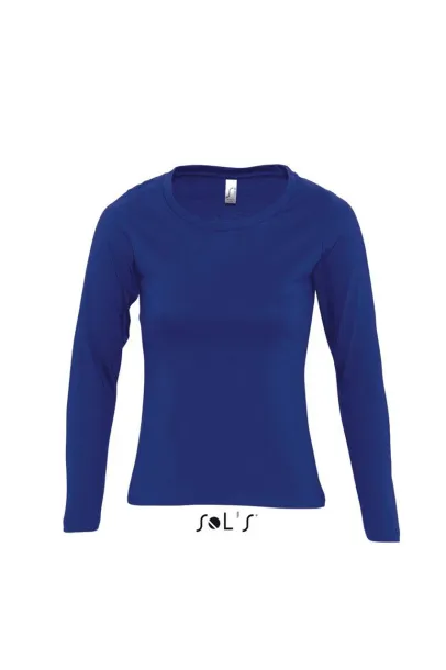  SOL'S MAJESTIC - WOMEN'S ROUND COLLAR LONG SLEEVE T-SHIRT - SOL'S Ultramarine