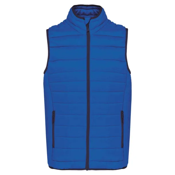  MEN’S LIGHTWEIGHT SLEEVELESS FAKE DOWN JACKET - Kariban Light Royal Blue