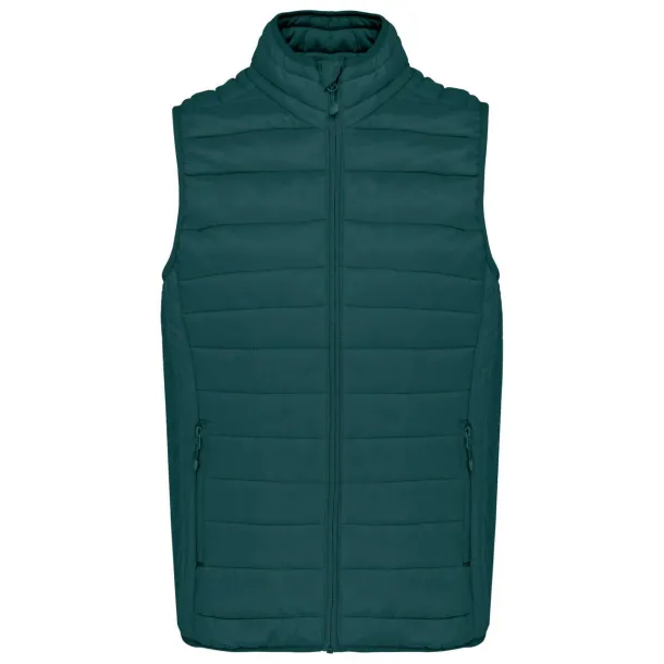  MEN’S LIGHTWEIGHT SLEEVELESS FAKE DOWN JACKET - Kariban Mineral Green