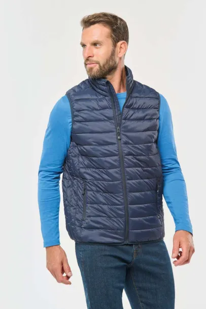  MEN’S LIGHTWEIGHT SLEEVELESS FAKE DOWN JACKET - Kariban White