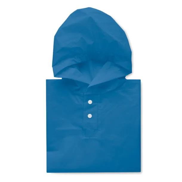 PONCHIE PEVA kid raincoat with hood Royal blue