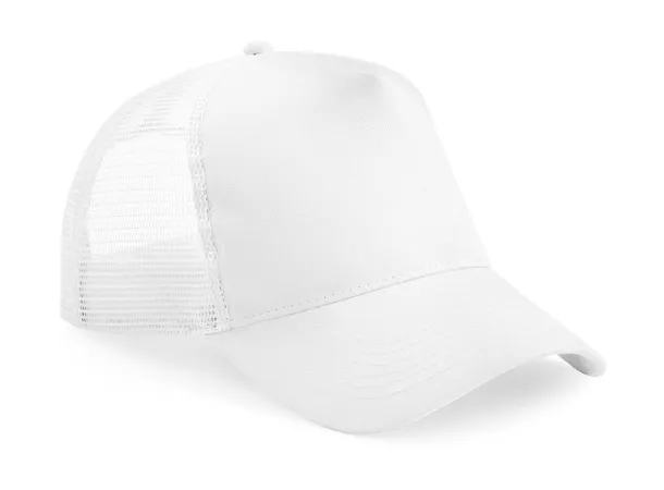  Dječja snapback šilterica - 5 panela - Beechfield Bijela Bijela