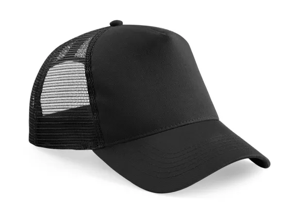  Dječja snapback šilterica - 5 panela - Beechfield Crna Crna