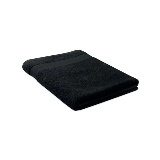 MERRY Towel organic cotton 180x100cm Black