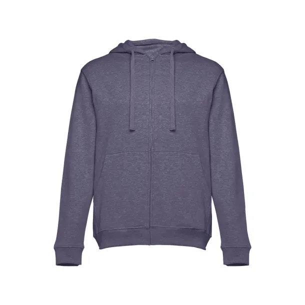 AMSTERDAM unisex hoodica s patentom, 320 g/m² Heather blue