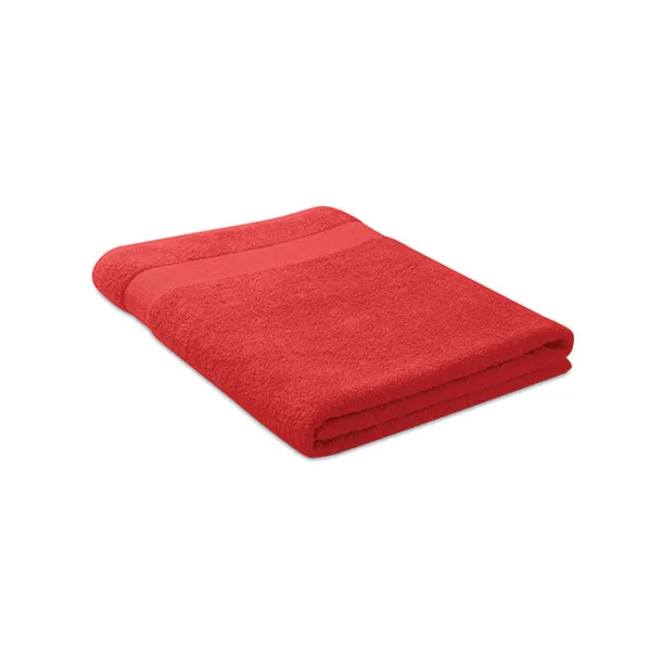 MERRY Towel organic cotton 180x100cm Red