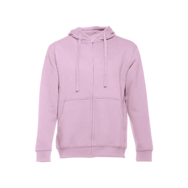 AMSTERDAM Men's hooded full zipped sweatshirt Lilac