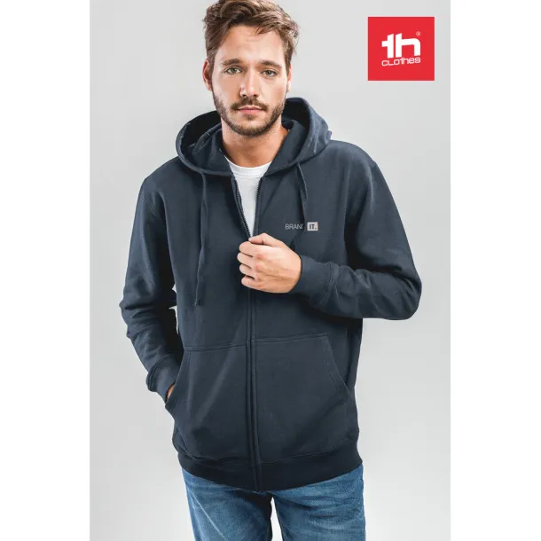 AMSTERDAM Men's hooded full zipped sweatshirt