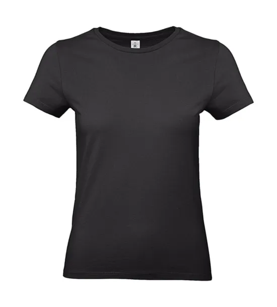  #E190 /women T-Shirt - B&C Used Black