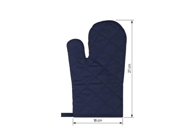 PEPPER GLOVE oven mitten - EXPLODE Blue