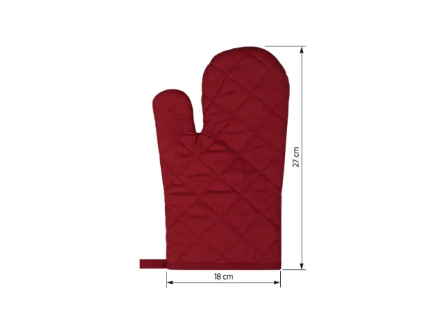 PEPPER GLOVE oven mitten - EXPLODE Red