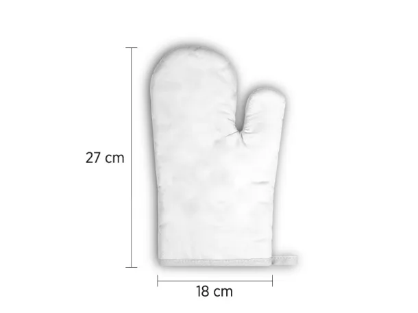 PEPPER GLOVE oven mitten - EXPLODE White