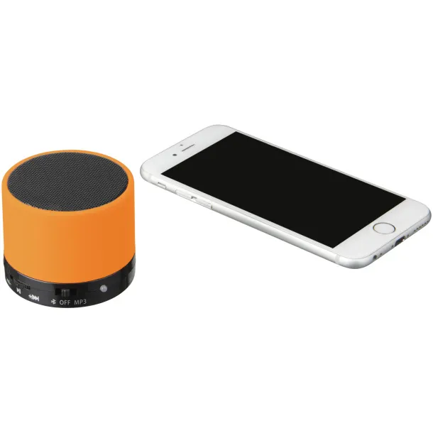 Duck cylinder Bluetooth® speaker with rubber finish Orange