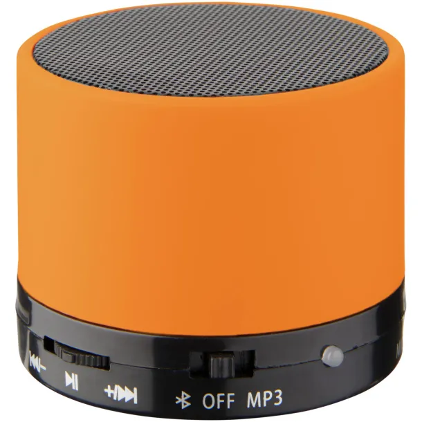 Duck cylinder Bluetooth® speaker with rubber finish Orange