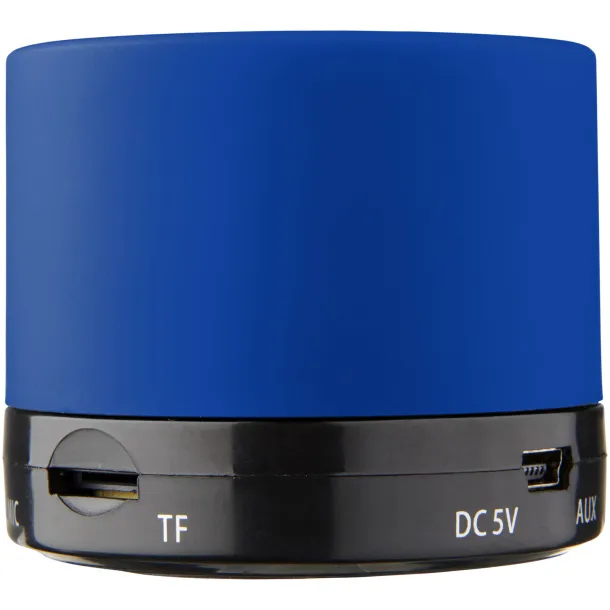 Duck cylinder Bluetooth® speaker with rubber finish Royal blue