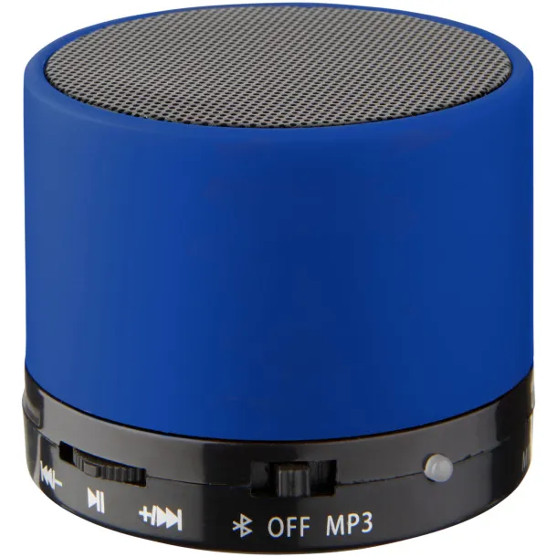 Duck cylinder Bluetooth® speaker with rubber finish Royal blue
