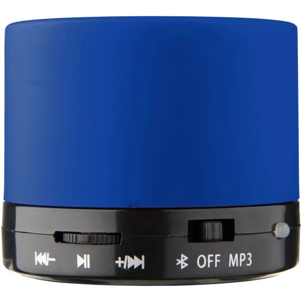 Duck cylinder Bluetooth® speaker with rubber finish Royal blue