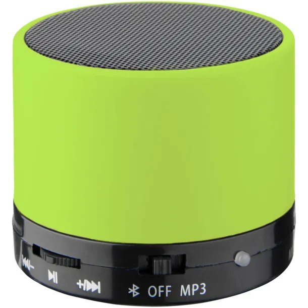 Duck cylinder Bluetooth® speaker with rubber finish Lime