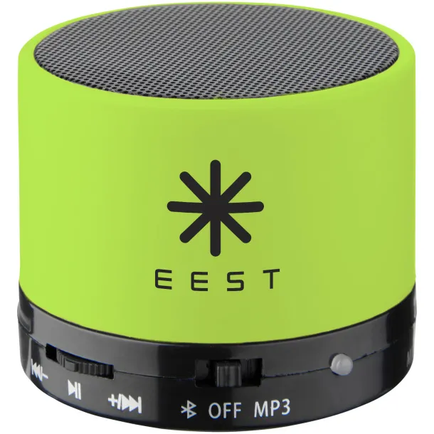 Duck cylinder Bluetooth® speaker with rubber finish Lime