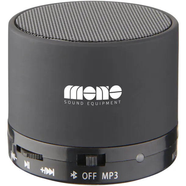Duck cylinder Bluetooth® speaker with rubber finish Solid black
