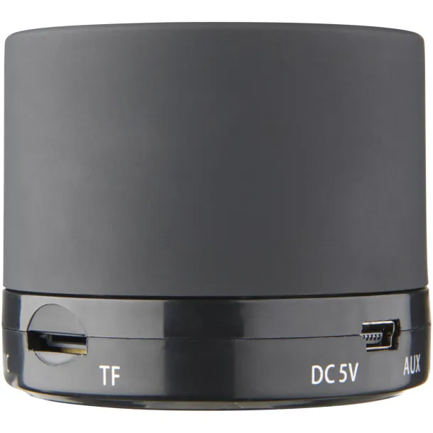 Duck cylinder Bluetooth® speaker with rubber finish Solid black