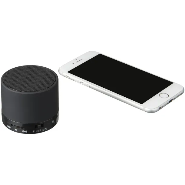 Duck cylinder Bluetooth® speaker with rubber finish Solid black