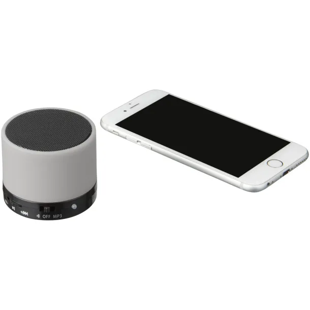 Duck cylinder Bluetooth® speaker with rubber finish Grey