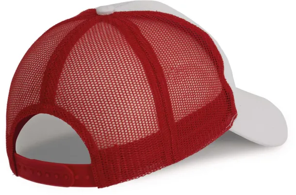  TRUCKER CAP - 6 PANELS - K-UP White Red