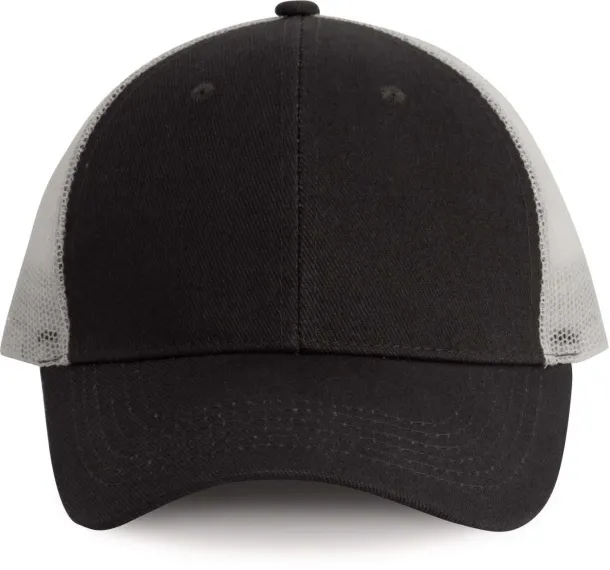  TRUCKER CAP - 6 PANELS - K-UP Tamno siva Light Grey