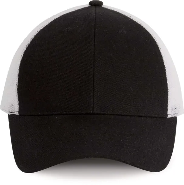  TRUCKER CAP - 6 PANELS - K-UP Black White