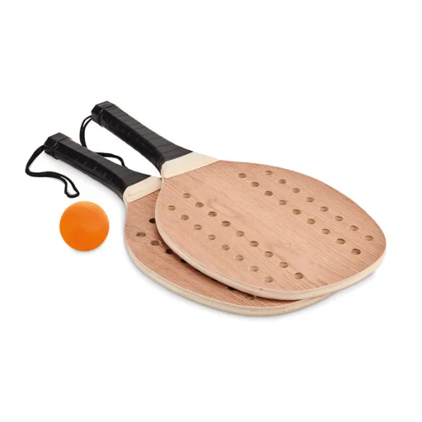 PALAS Rosewood beach tennis set Wood