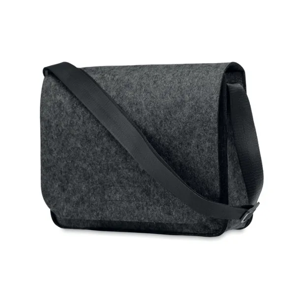 BAGLO RPET felt laptop bag stone grey