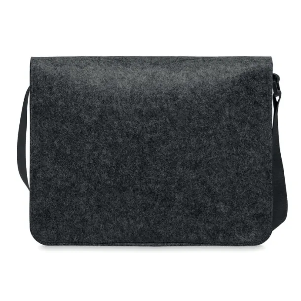 BAGLO RPET felt laptop bag stone grey