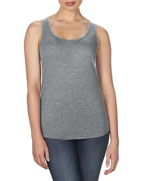  WOMEN’S TRI-BLEND RACERBACK TANK - Anvil Graphite Heather