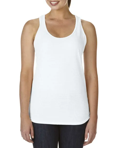  WOMEN’S TRI-BLEND RACERBACK TANK - Anvil White