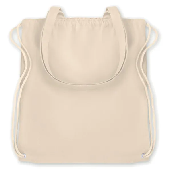 MOIRA Drawstring and handles bag Beige