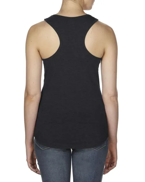  WOMEN’S TRI-BLEND RACERBACK TANK - Anvil Black