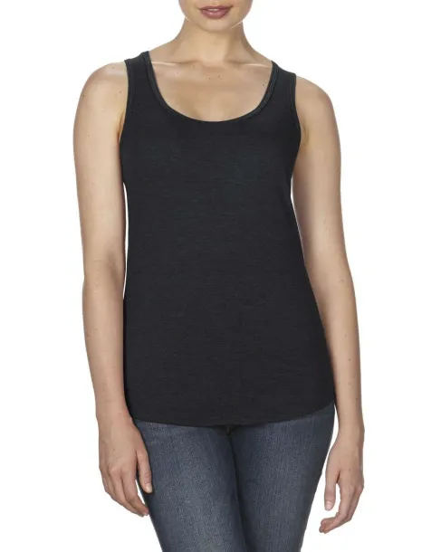  WOMEN’S TRI-BLEND RACERBACK TANK - Anvil Black