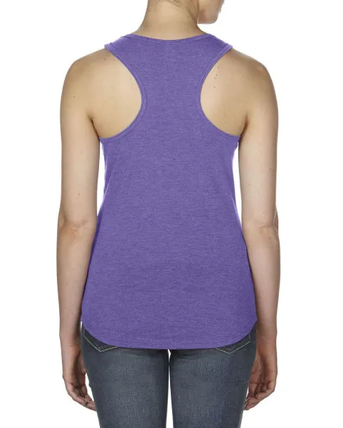  WOMEN’S TRI-BLEND RACERBACK TANK - Anvil Heather Purple