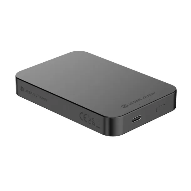  Urban Vitamin Compton prijenosna baterija od RCS plastike/aluminja, 10 000 mAh - Urban Vitamin Crna