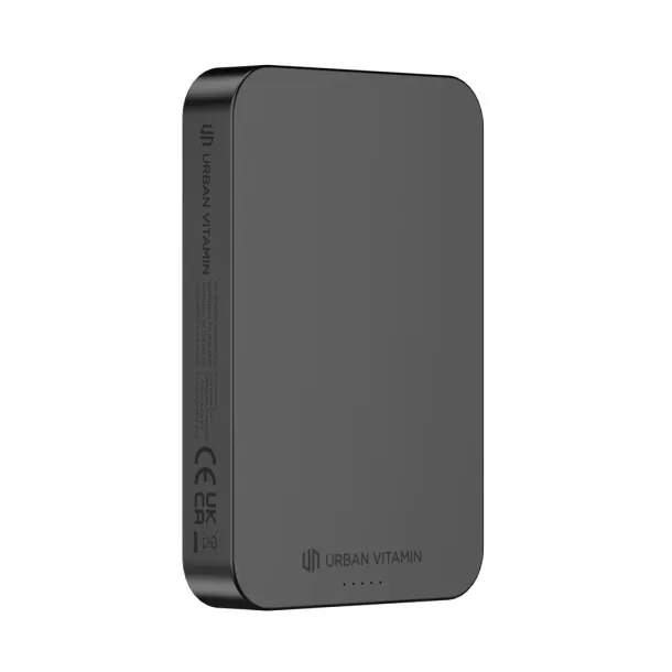  Urban Vitamin Compton prijenosna baterija od RCS plastike/aluminja, 10 000 mAh - Urban Vitamin Crna