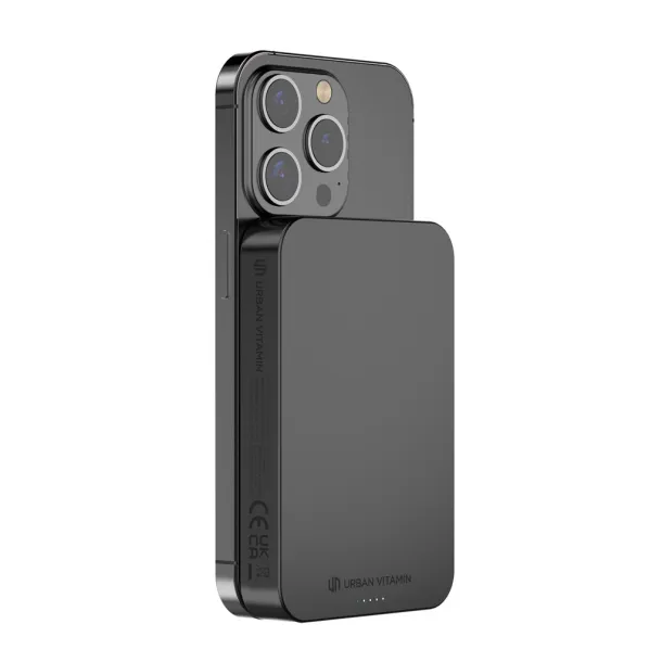 Urban Vitamin Compton prijenosna baterija od RCS plastike/aluminja, 10 000 mAh - Urban Vitamin Crna