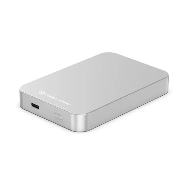  Urban Vitamin Compton RCS plastic/alu 10.000 mah powerbank - Urban Vitamin Silver 